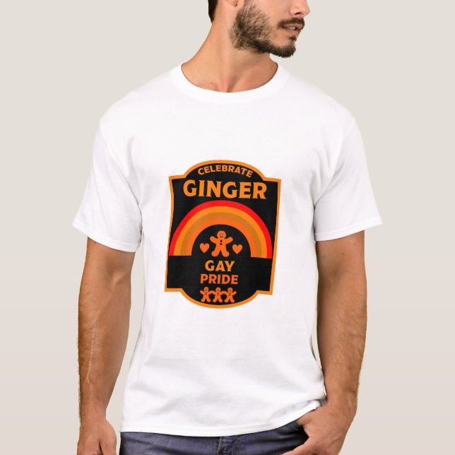 Camiseta Orgullo Ginger Gay (Anverso)