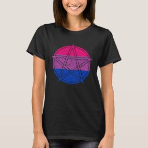 Camiseta Orgullo gótico bisexual Wicca Brujería Petagram Sa