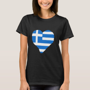 Camiseta Orgullo Griego Corazón Helenos Raíces Griegas Grie