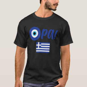 Camiseta Orgullo griego Opa Bandera griega Hellas Grecia Ma