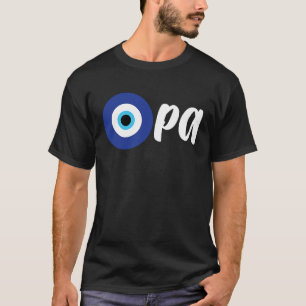 Camiseta Orgullo griego OPA Mal de ojo Hellas Grecia Mal de