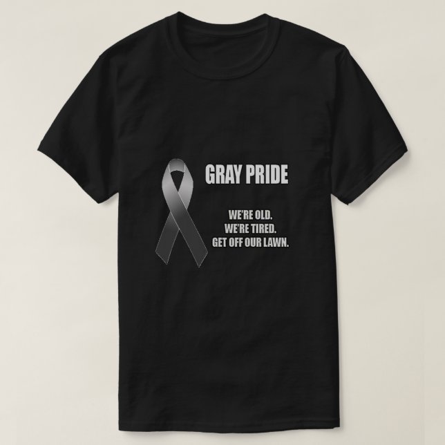 Camiseta orgullo gris (Diseño del anverso)