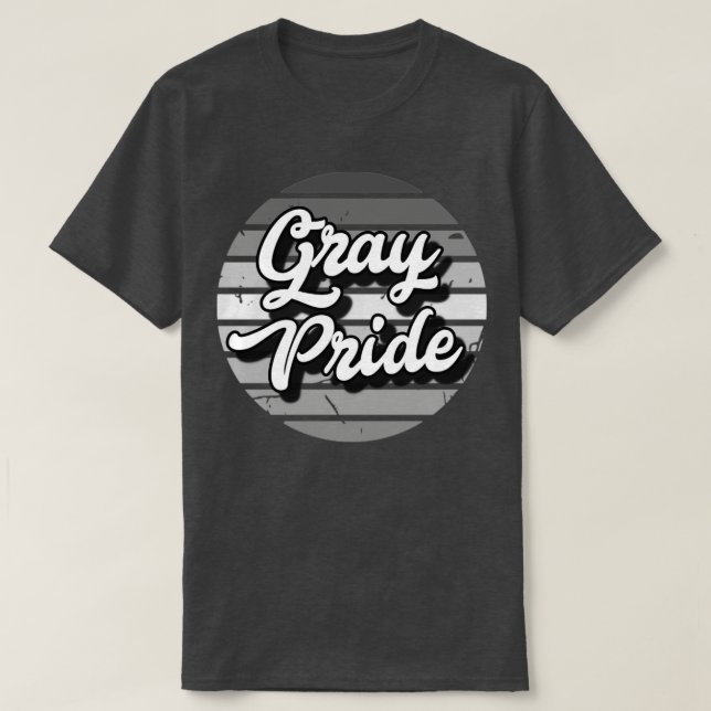 Camiseta Orgullo gris (Diseño del anverso)