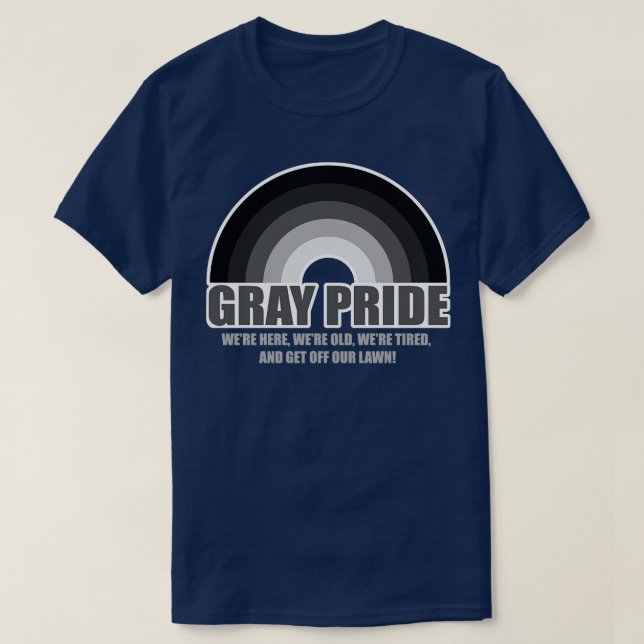 Camiseta Orgullo gris (Diseño del anverso)