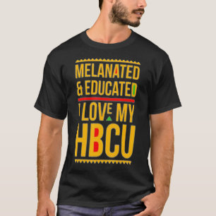 Camiseta Orgullo HBCU Melanizado Educado Amo Mi HBCU
