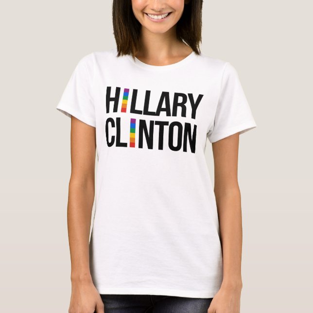 Camiseta Orgullo Hillary Clinton (Anverso)