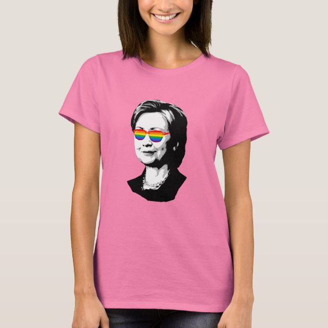 Camiseta Orgullo Hillary Clinton 2016 - LGBT - (Anverso)