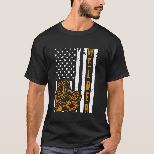 Camiseta Orgullo Hombres Bandera De Ee.Uu. Padre Soldado (Anverso)