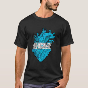 Camiseta Orgullo Hondureño Corazón Patrimonio Raíces Hondur