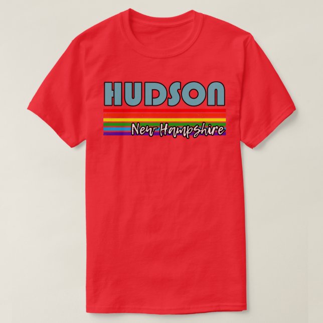 Camiseta Orgullo Hudson New Hampshire Regalo LGBT LGBTQ (Diseño del anverso)