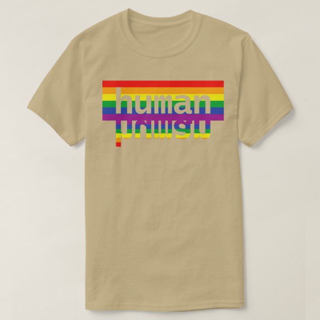 Camiseta Orgullo humano (Diseño del anverso)