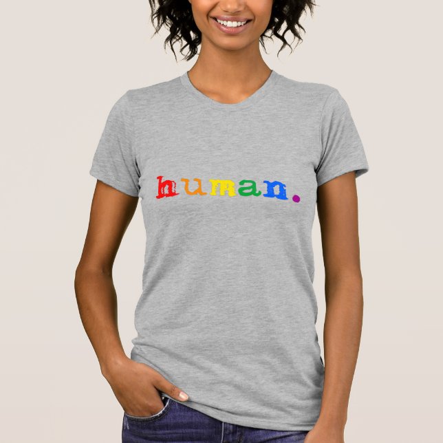 Camiseta Orgullo Humano (Anverso)