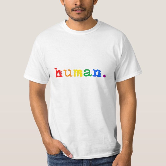 Camiseta Orgullo Humano (Anverso)