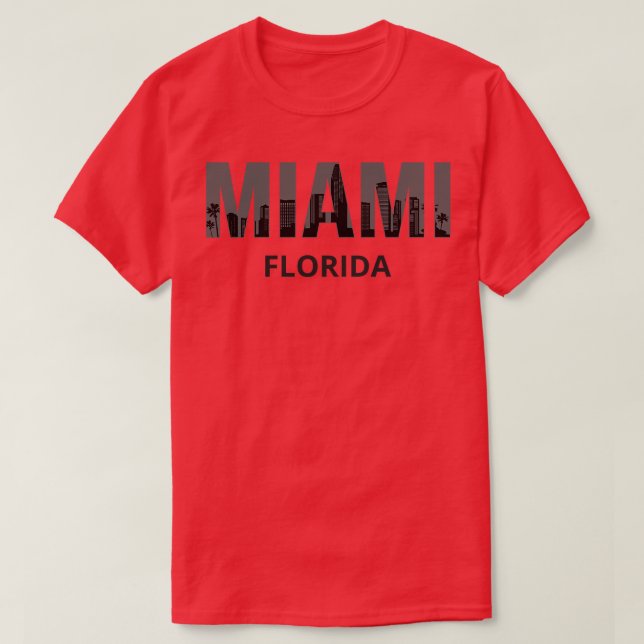 Camiseta Orgullo I de Miami Florida (Diseño del anverso)