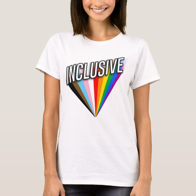 Camiseta Orgullo inclusivo explosivo (Anverso)