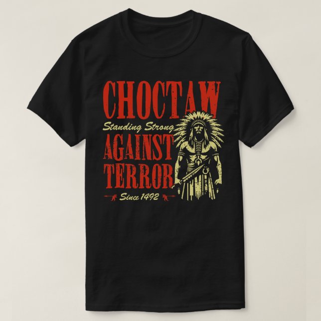 Camiseta Orgullo indígena de la tribu Choctaw (Diseño del anverso)