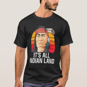 Camiseta Orgullo Indio Todo Es Tierra India Tocado De Pluma