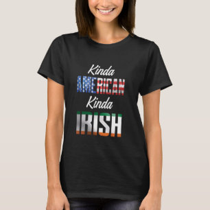 Camiseta Orgullo irlandés-americano de doble ciudadano