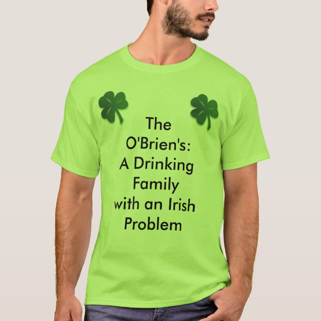 Camiseta ¡Orgullo irlandés de la familia!!!!  ¡Grande para (Anverso)