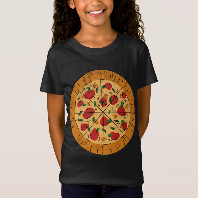 Camiseta Orgullo italiano de la comida Pizza comida Peppero (Anverso)