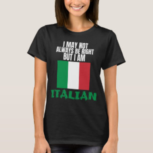 Camiseta Orgullo italiano Italia Orgullo de ser patrimonio 