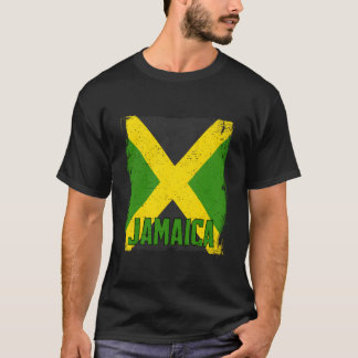 Camiseta Orgullo jamaiquino con bandera de Jamaica