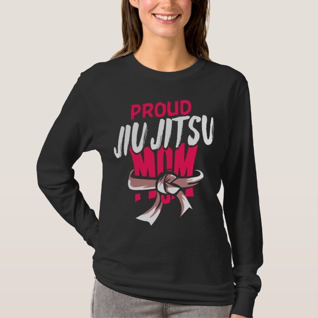 Camiseta Orgullo Jiu Jitsu Mamá BJJ Artes Marciales (Anverso)