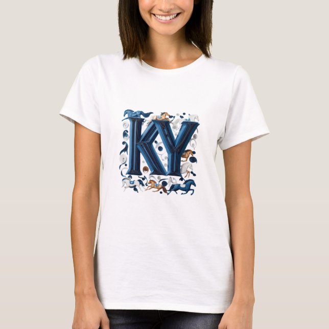 Camiseta Orgullo Kentucky: El caballo de Lover (Anverso)