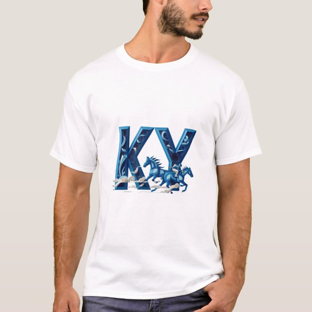 Camiseta Orgullo Kentucky: El caballo de Lover (Anverso)