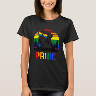Camiseta Orgullo Labrador Vintage Lgbt Orgullo Arcoiris Ban