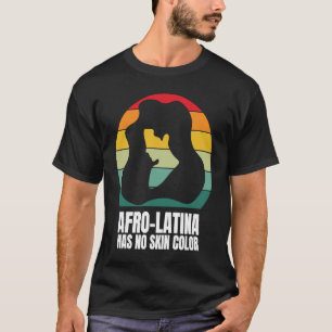 Camiseta Orgullo Latina Afro-Americano Afro