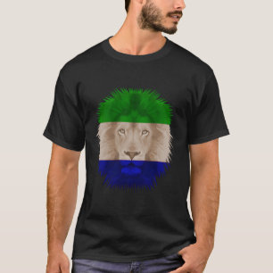 Camiseta Orgullo leonero de Sierra Leona Bandera de África