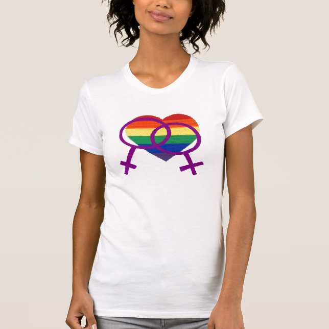 Camiseta Orgullo lesbiano (Anverso)