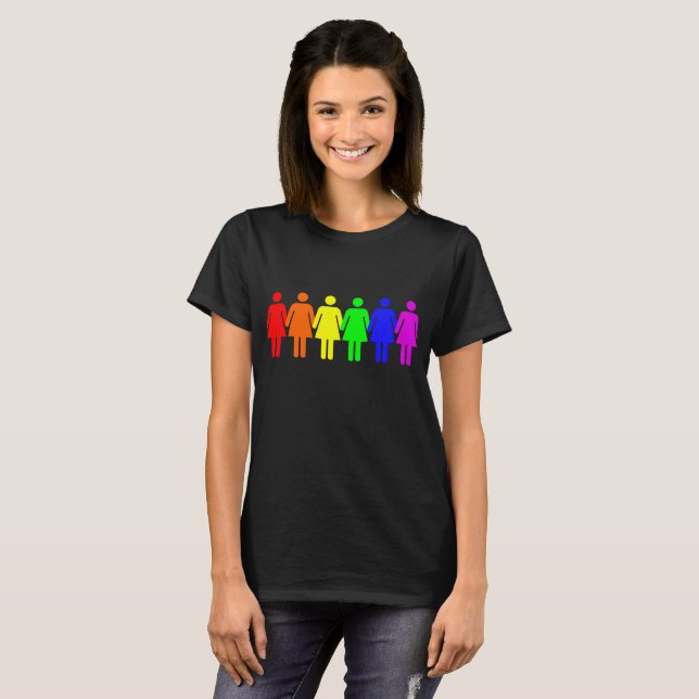 Camiseta Orgullo lesbiano (Anverso completo)