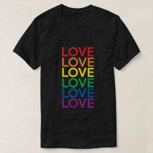 CAMISETA ORGULLO LESBIANO GAY DE LA IGUALDAD LGBTQI DEL