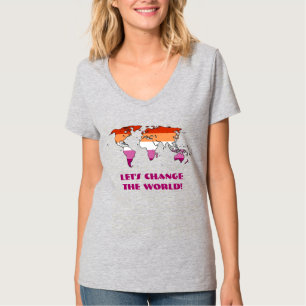 Camiseta Orgullo Lésbico - Cambiemos El Mundo