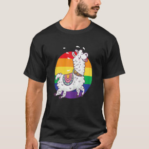 Camiseta Orgullo lésbico cute llama a luz