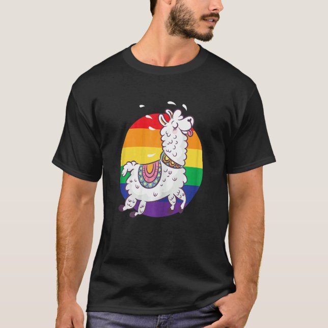 Camiseta Orgullo lésbico cute llama a luz (Anverso)