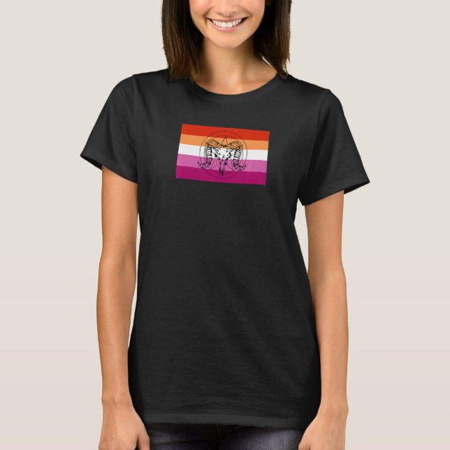 Camiseta Orgullo lésbico de Halloween (Anverso)