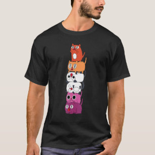 Camiseta Orgullo Lésbico Gato Mes del Orgullo Lgbtq Lgbt Ga
