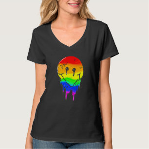 Camiseta Orgullo Lésbico Gay Helado Arcoíris Lgbt