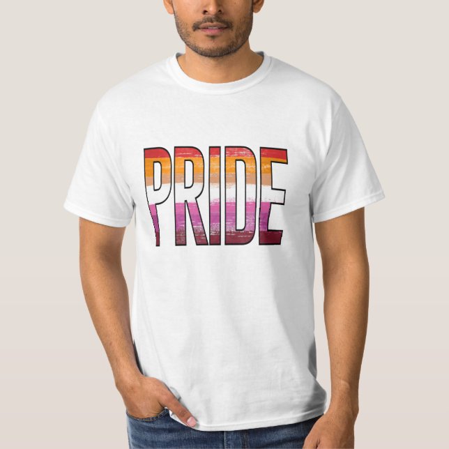 Camiseta Orgullo Lésbico Palabra (Anverso)