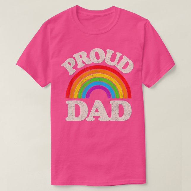 Camiseta Orgullo LGBQ Papá Gay Orgullo LGB Aliado Padres de (Diseño del anverso)