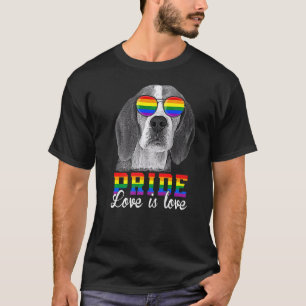 Camiseta Orgullo Lgbt Amor Beagle Perro