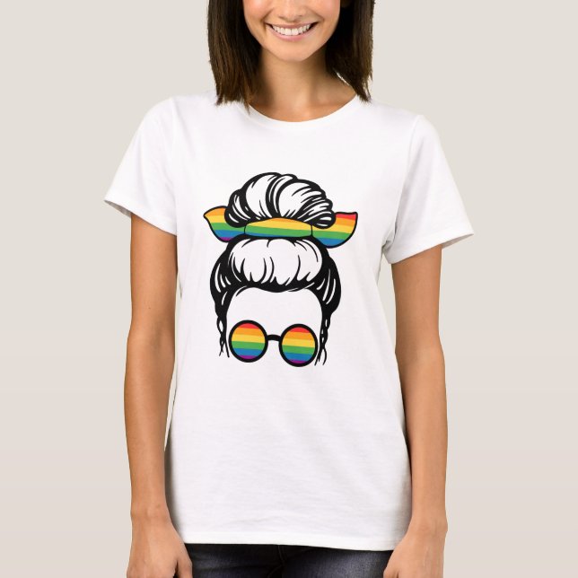 Camiseta Orgullo LGBT. Amor gay (Anverso)