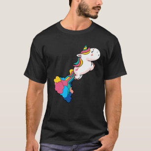 Camiseta Orgullo LGBT arcoiris unicornio Gay Lesbian humano