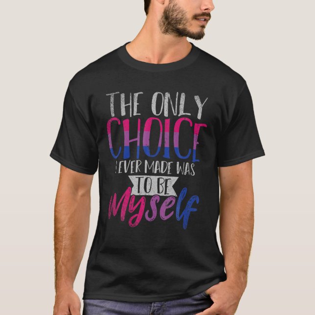 Camiseta Orgullo LGBT Bi Orgullo de Bandera Bisexual Orgull (Anverso)