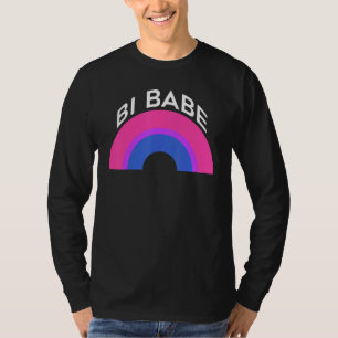 Camiseta Orgullo LGBT Bisexual Bi Babe Apoyo Arcoiris Igual