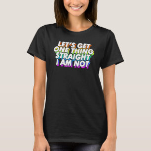 Camiseta Orgullo Lgbt Consigamos Una Cosa Directamente No L
