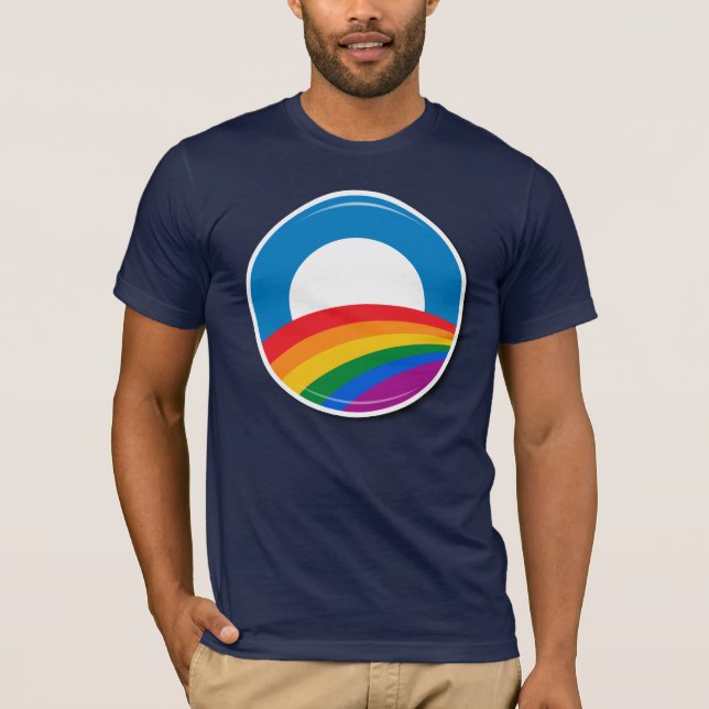 Camiseta Orgullo LGBT de Barack Obama (Anverso)